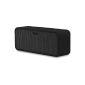 TANNC Portable Bluetooth Speaker Mini Stereo Speaker for smartphone, PC, tablet, with Black Silicone Case / USB Cable / 3.5mm Audio cable / microphone / battery, TF card interface - Black (Electronics)