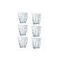 Picardie 6 shot glasses 90ml without filling mark (household goods)