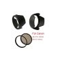 Top Savings Set - For Canon EF-S 4-5.6 / 17-85mm IS / Canon EF-S 18-135mm IS USM / STM - Profox sunshade LH73B + MC UV Filter 67mm (mehrschichtvergütet) - CPL Circular Polarizing and cap with inside handle (Electronics )