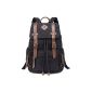 iDream - 2014 new backpack bag canvas shoulder for hiking School hiking camping trip etc.  - 32cm * 18cm * 43cm - for notebooks up to 14 ''