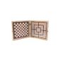 Set of wooden board games