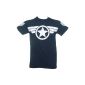 Navy men Steve Rogers Captain America Super Soldier Uniform T Shi Men Navy