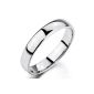 MunkiMix width 4mm tungsten carbide tungsten ring band silver Comfortable fit classic wedding Wedding Rings Wedding Charm charm size 65 (20.7) Men (jewelry)