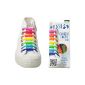 Lot 14 elastic laces Shoeps rainbow (Baby Care)