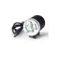 Gonex front LED Flashlight Lamp 3 x Cree XM-L T6 3800lm LED 4-Mode Headlamp projector before cycling bicycle Bike Lamp