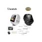 New U8 Smartwatch smarter Bluetooth Watch With more functions Calculator, FM Radio, Touchscreen Android 4.2 Smartphone Black (Electronics)