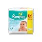 Pampers baby wet wipes Fresh Promo Pack 5 + 1 FREE packs, 2-pack (2 x 384 towels) (Health and Beauty)