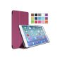 Moko Apple iPad Case Air (5th Gen) - Case flap with ultra-thin and lightweight support for Tablet Apple iPad Air (5th generation) Touch Retina 9.7 inches, VIOLET (With intelligent alarm clock / sleep automatic cover) (Electronics)