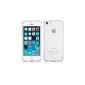 SDTEK Clear iPhone 5 5S Protector Case Cover Crystal Clear TPU Silicone Transparent cover Bumper (Electronics)