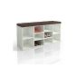 Shoe cabinet Shoe cabinet Bank Bank Regal 10 pairs of shoes MDF white edition