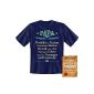 The perfect gift for Father's Day: Dad is ... T-shirt + Free certificate !!  (Textiles)