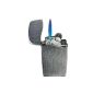 Zippo BLU Gas Lighter VERTICAL CHROME (household goods)