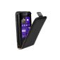 mumbi PREMIUM Leather Flip Case Nokia Lumia 620 Case Cover (Accessories)