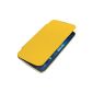 kwmobile® practical and chic flap protective case for Samsung Galaxy Mega 6.3 i9200 / i9205 in Yellow (Electronics)