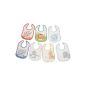 King Bear - 9189822F / 37 - Set of 7 bibs - Velcro Days of the Week - Double Peva (Baby Care)