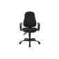 Topstar 9020A G20 swivel chair Trend SY 10 black, with armrests (household goods)
