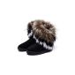 Zeagoo Woman Winter Snow Ankle Boots Shoes Hot Fur (Clothing)