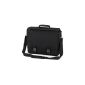 Practical Allround Briefcase Quadra for office and school Black (Shoes)