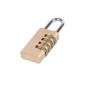 Silverline 360848 4-digit code brass padlock (Tools & Accessories)