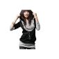 DJT ladies hooded sweater jacket sweat jacket hoody sweatshirt tunic Long Sleeved Shirts Style 3 Size (Textiles)