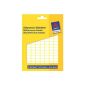 Avery 3306 Mini-organizational labels, 13 x 8 mm, 29 sheet / 3,712 labels, white (Office supplies & stationery)