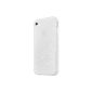 Metallic Case Jelly Cover Case for iPhone 4 / 4S white - select your phone - Cases (4 / 4s, White)