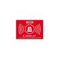 Abus AU1423 warning stickers alarm-D 74 x 52.5 mm (tool)