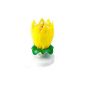 niceeshop (TM) Musical The Birthday Rotary Candle in Flower Shape Yellow (Kitchen)