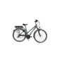Fischer Ladies E-Bike Trekking Proline 24-speed, Anthracite Matt base coat decor, 28, 18032 (Equipment)