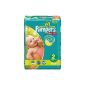 Pampers Baby Dry Size 2 (Mini) 2 x Economy Packs of 70 Nappies - Nappies 140 (Health and Beauty)