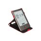 The original Gecko Covers Tolino shine Case E-Reader Ebook Bertelsmann worldview Thalia Telekom Hugendubel Cover Case Bag - in practical book style (Stand Case Red) (Electronics)