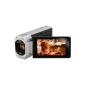 JVC GZ-VX700SEU Full HD camcorder (7.6 cm (3 inch) display, 10x opt. Zoom, HDMI, WiFi, USB 2.0, high-speed recording, image stabilized) Silver (Electronics)