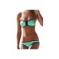 TDOLAH Neoprene Ladies Diving Suit Diving Suit Swimsuits Bandeau with zip front Bikini sets (Textiles)