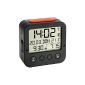 TFA Dostmann 60.2528.01 BINGO radio-alarm clock, black / red (household goods)