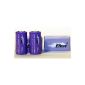 2 pieces Efest Purple IMR18350 - 700mAh 3.7V Li-Ion battery (positive pole flat, unprotected) by steamer box (Personal Care)