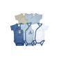 5 baby creeper winding bodysuits short sleeve 1/4 Arm Set Teddy Gr.  48-68 (Textiles)