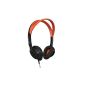 Philips ActionFit SHQ5200 / 10 Headband headphones Sport sweat resistant and water washable Black / Orange (Electronics)