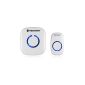 TeckNet® WA628 Wireless Doorbell Kit | wireless doorbell | 52 Ringtones | 300m range | Battery Operated Door Chime with receiver | doorbell and doorbell with LED display (tool)