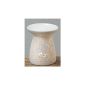 Duftstövchen aroma lamp fragrance lamp ceramic white