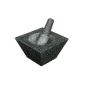 Kitchen Craft Mortar and Pestle, Granite 19cm x 12cm (Kitchen)