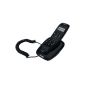 Aero10 Logicom Corded Phone Caller ID Caller Black (Electronics)