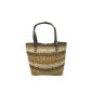 Capelli New York Handmade straw bag 'Fancy Braid' (Textiles)