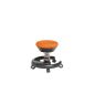 Aeris KISWOP04 swivel chair swoppster base, reference, Microvelours juicy-orange spring 15-50 kg foot ring, black (household goods)