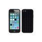 kwmobile® quality tires TPU Case for the Apple iPhone 5 / 5S in Black.  Trendy Protective Case manufactured to the highest quality standards.  (Wireless Phone Accessory)