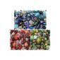 450 grams contains 3 x Large Colour Pack Indian Glass, Tibetan and wood Jewellery Making Beads