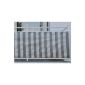 Angerer balcony covering PE fabric No. 3800, Grey, 75 cm high, length:. 6 meters (garden products)