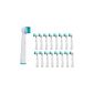16 X-compatible brush heads, Replacement brush original of alaskaprint, (4 x 4PK) Ersatzzahnbürsten for Braun Oral B EB17-4, compatible with Oral-B Vitality Precision Clean, white Clean, Sensitive Clean, Oral-B Professional Care 5000, 6000, 7000, 8000, Oral-B Triumph Professional Care 9000 Series Oral-B Advanced Power 400, 900, Oral-B Dual Clean TOP WARE TOP Quality (Health and Beauty)