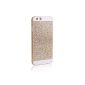 Vandot 1x Accessories Set 0.8mm Ultra Thin Thin Bling Case Hard PC Case Cover For Apple iPhone 5 5G 5S Cover Bling Luxury Case Protection Crystal Case Glitter Protective Skin Hardback Glitter Shinning Cover Shell Ultralight Case Light Case Hybrid Phone Case - Gold (Electronics)