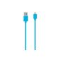 Belkin F8J023bt04 BLU-charging cable / Lightning sync for iPhone 5 / iPad Mini / iPad 4 / 5G iPod Touch / iPod Nano 7G 1.2m Blue (Wireless Phone Accessory)