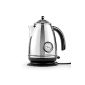 Klarstein Aquavita Chalet - Electric kettle 1.7L to old-school style sweet tea with side thermometer (2200W, cool-touch handle) - Silver (Kitchen)